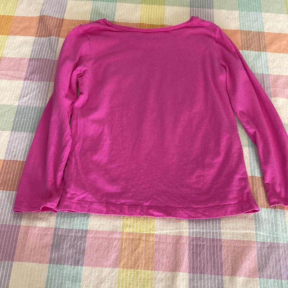 🌖 Carters size 8 pink long sleeve shirt choose love - Picture 4 of 4